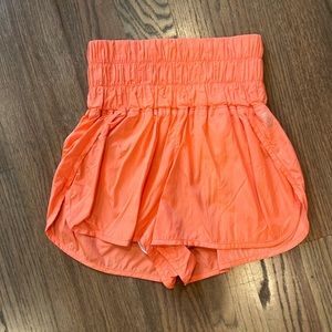 Free people orange the way home shorts